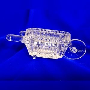 Princess House Lead Crystal Wheelbarrow